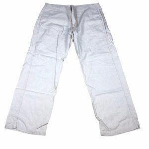 Marc Anthony 40x32 LIGHT GRAY Linen Cotton Pant